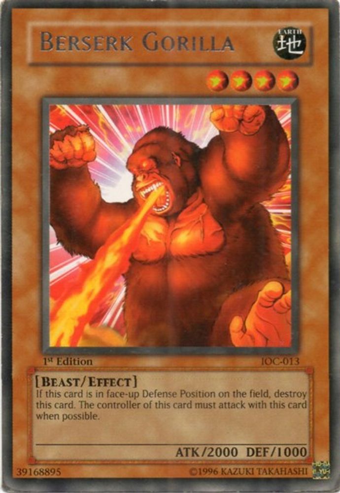 Berserk Gorilla (IOC-013) - Rare
