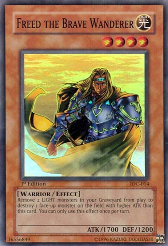 Freed the Brave Wanderer (IOC-014) - Super Rare