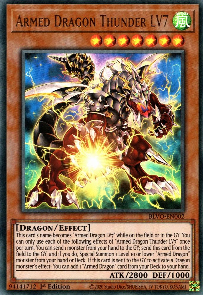 Dragon Tonnerre Armé LV7 [BLVO-EN002] Ultra Rare 