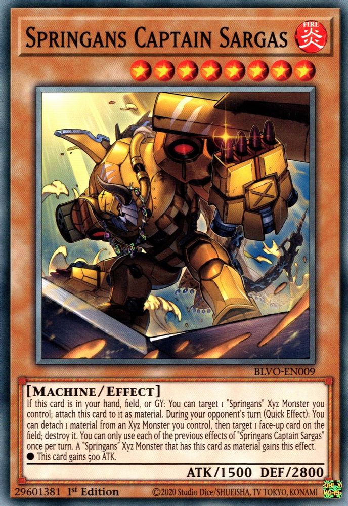 Springans Captain Sargas (BLVO-EN009) - Common