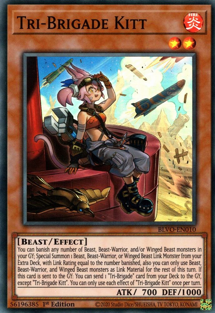 Tri-Brigade Kitt (BLVO-EN010) - Super Rare