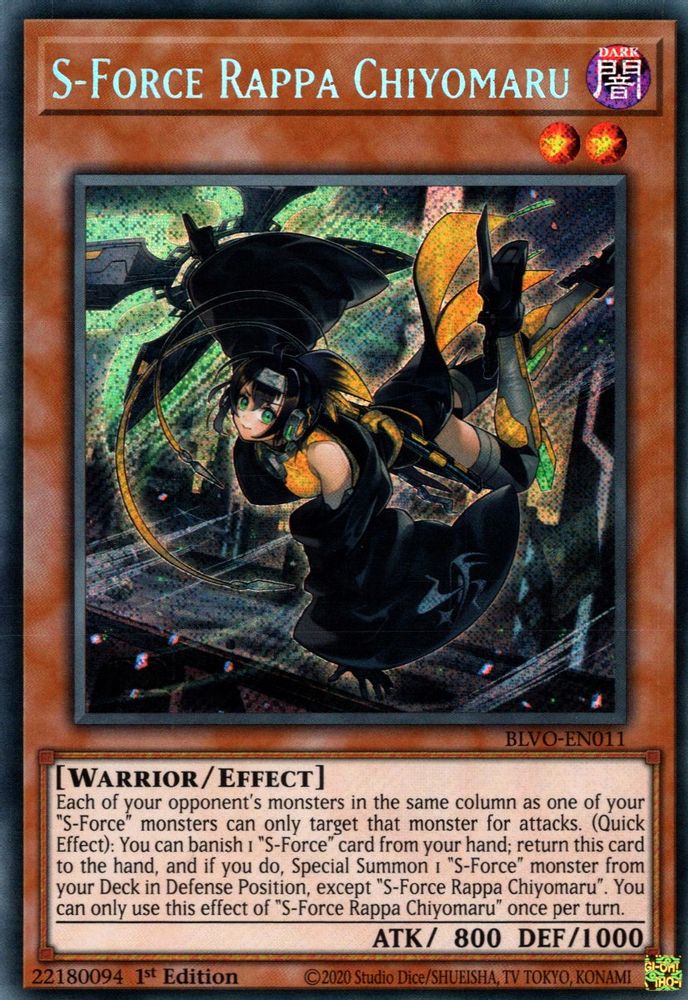 S-Force Rappa Chiyomaru (BLVO-EN011) - Secret Rare