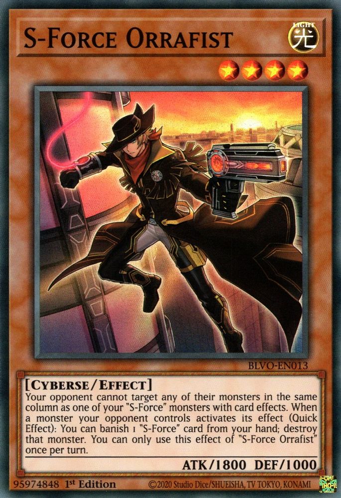 Orrafist S-Force [BLVO-EN013] Super Rare 