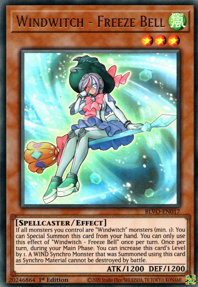 Windwitch - Freeze Bell (BLVO-EN017) - Ultra Rare