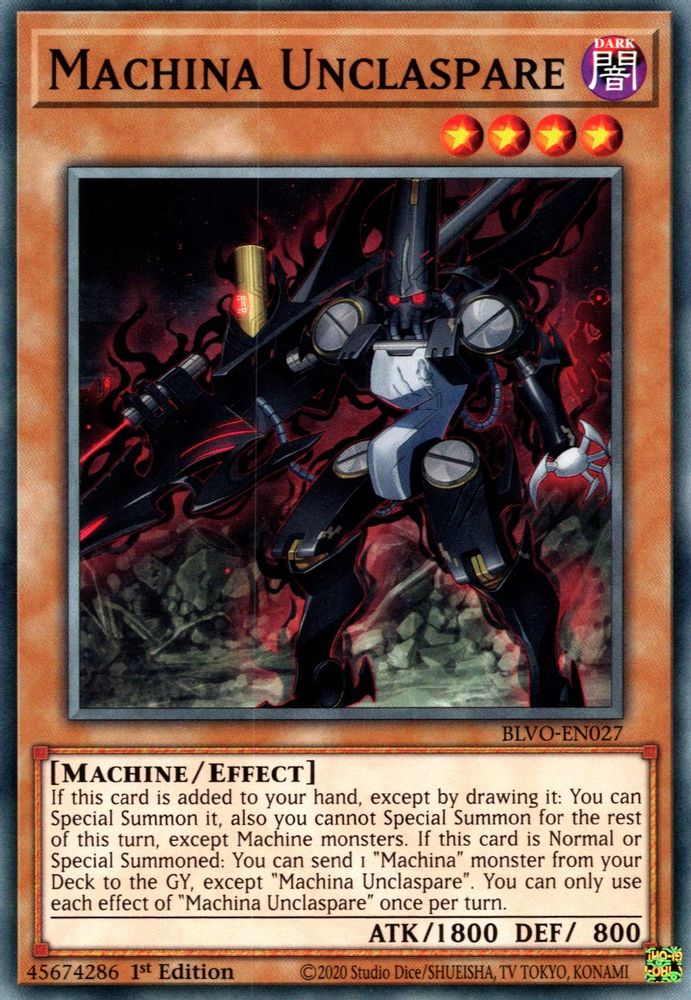 Machina Unclaspare (BLVO-EN027) - Common
