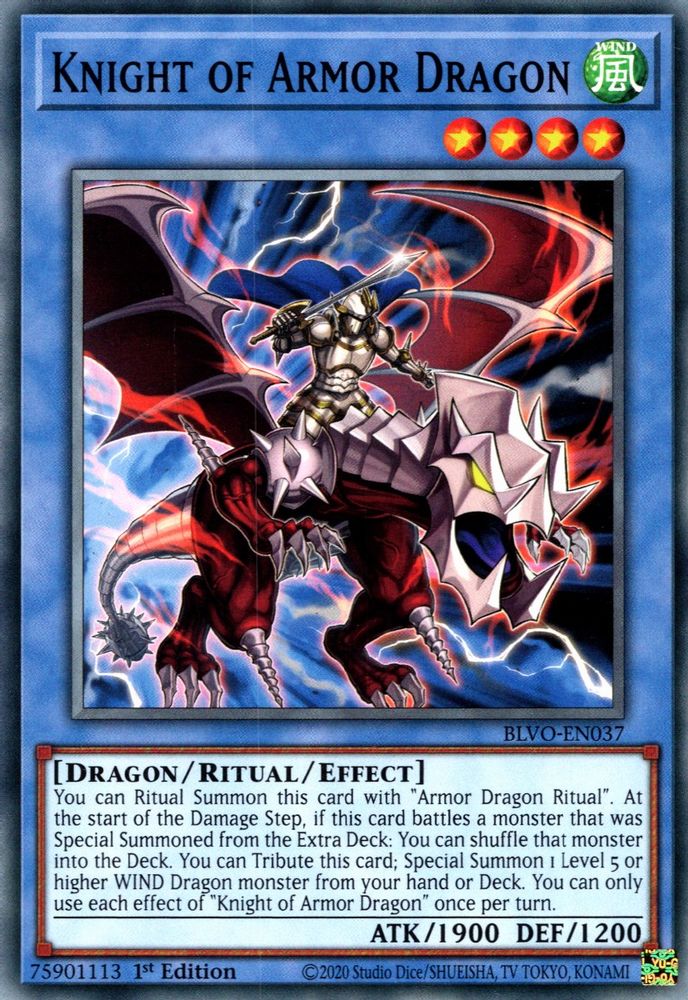 Knight of Armor Dragon (BLVO-EN037) - Common