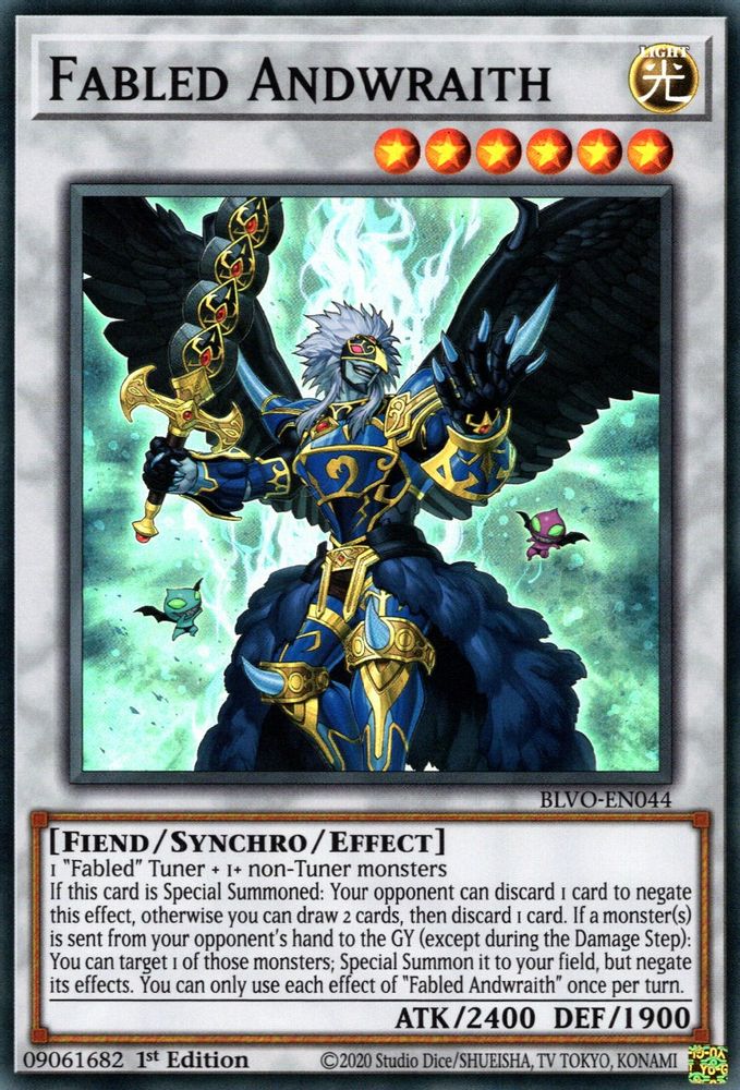 Fable Andwraith [BLVO-EN044] Super Rare 