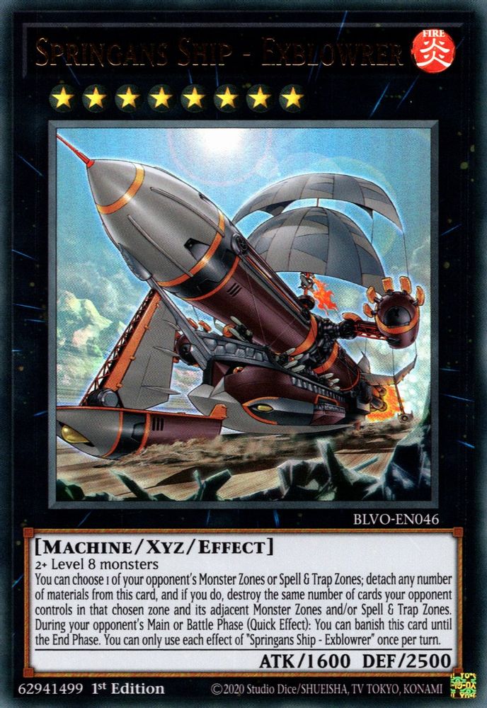 Springans Ship - Exblowrer (BLVO-EN046) - Ultra Rare