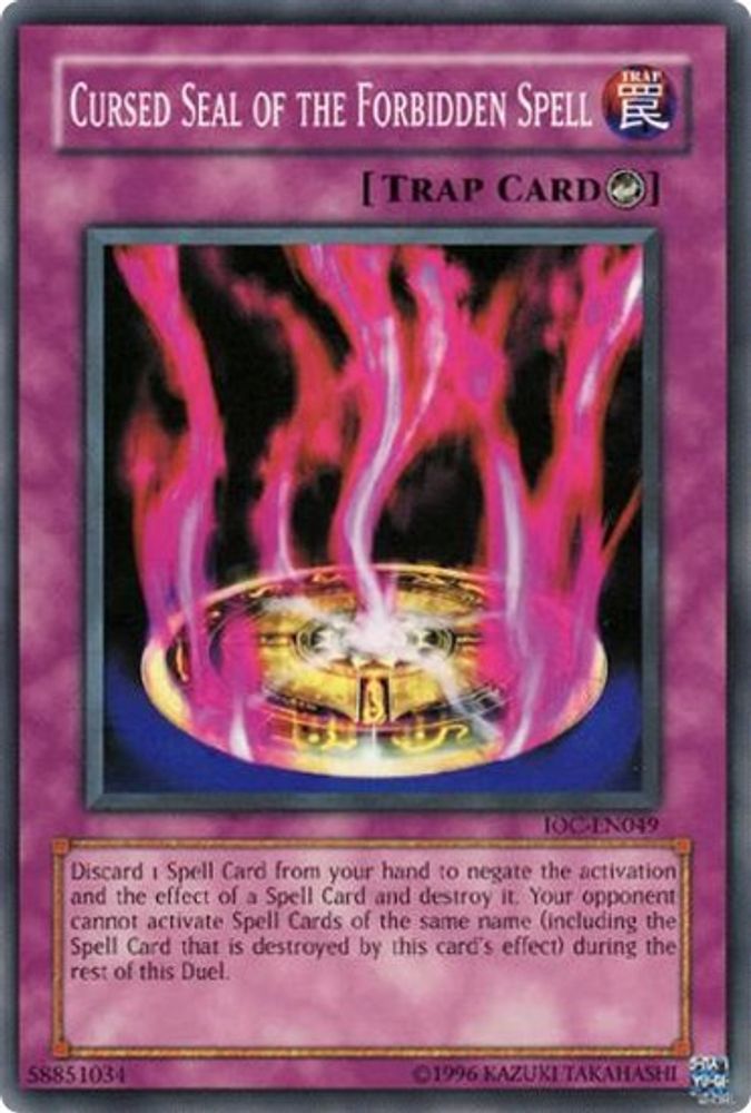 Cursed Seal of the Forbidden Spell (IOC-049) - Common