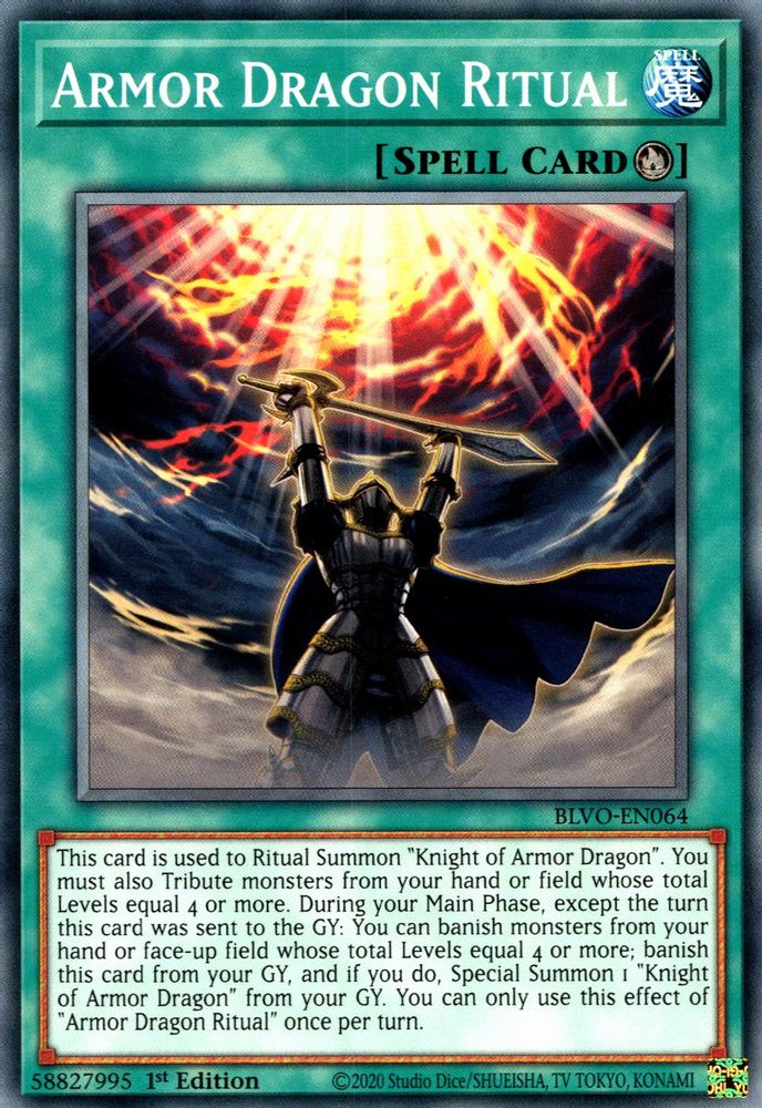 Armor Dragon Ritual (BLVO-EN064) - Common