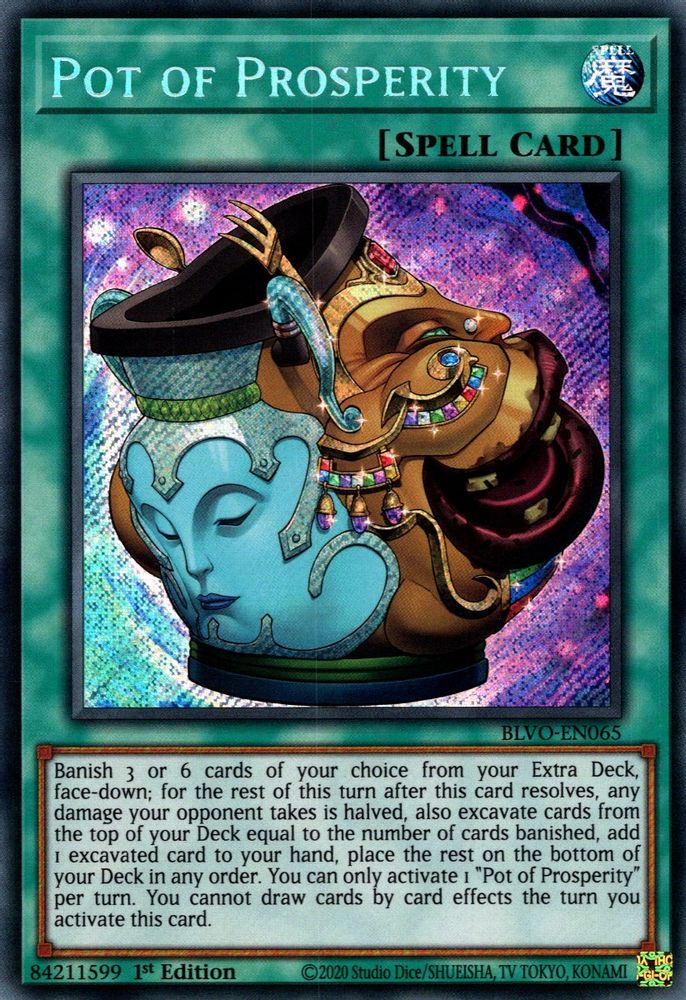 Pot of Prosperity (BLVO-EN065) - Secret Rare