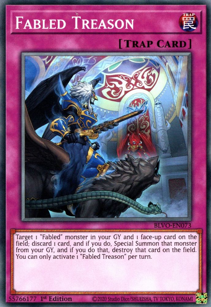 Fabled Treason (BLVO-EN073) - Common