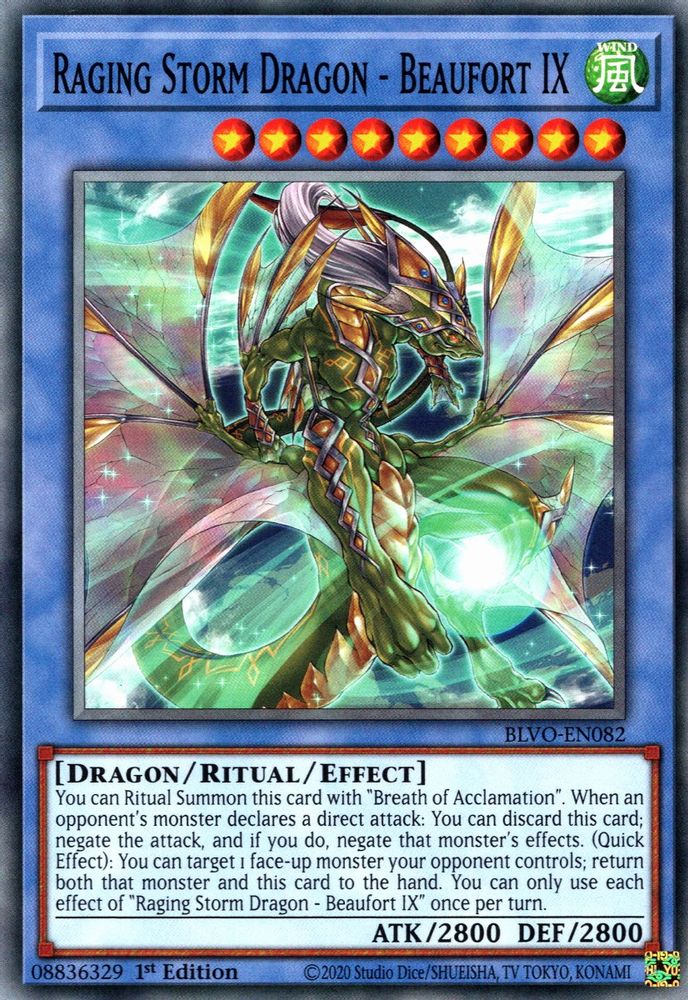 Raging Storm Dragon - Beaufort IX (BLVO-EN082) - Common