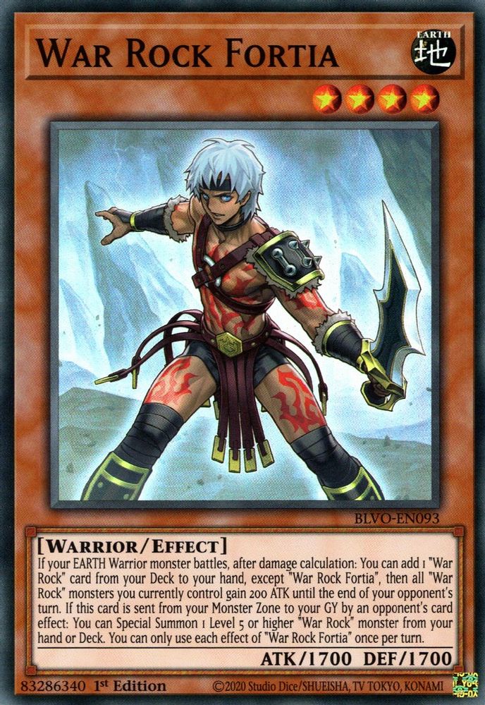 War Rock Fortia (BLVO-EN093) - Super Rare