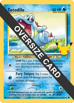 Totodile (81/111) [Premier pack partenaire] 