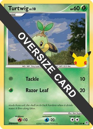 Turtwig (103/130) [Premier pack partenaire] 