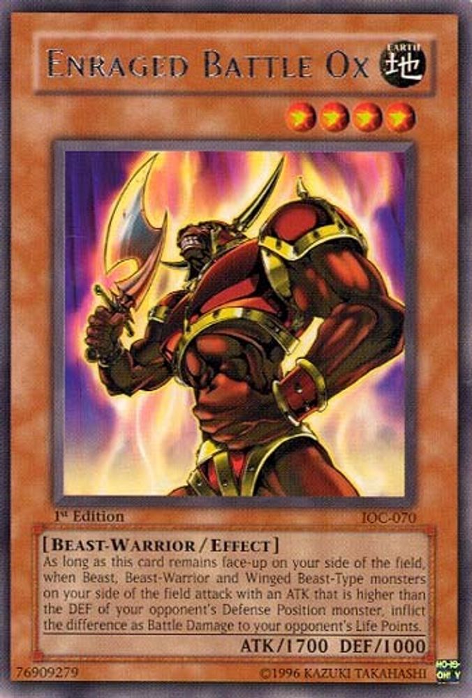 Buffle de bataille enragé [IOC-070] Rare 