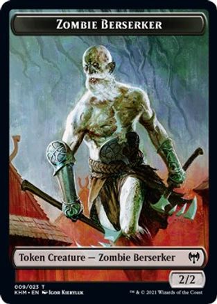 Zombie Berserker Token (KHM-009) - Kaldheim