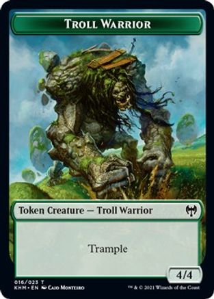 Troll Warrior Token (KHM-016) - Kaldheim