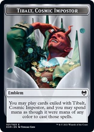 Emblem - Tibalt, Cosmic Impostor (KHM-021) - Kaldheim