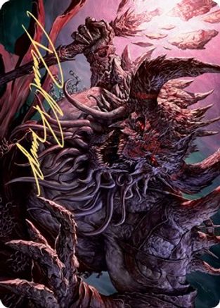 Dream Devourer Art Card (Gold-Stamped Signature) (ASKHM-023) - Art Series: Kaldheim