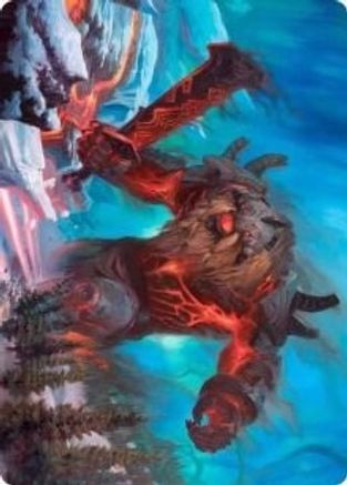 Quakebringer Art Card (ASKHM-037) - Art Series: Kaldheim