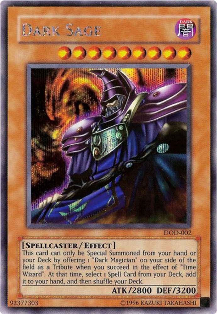 Dark Sage (DOD-002) - Prismatic Secret Rare
