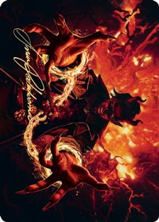 Tibalt's Trickery Art Card (Gold-Stamped Signature) (ASKHM-038) - Art Series: Kaldheim