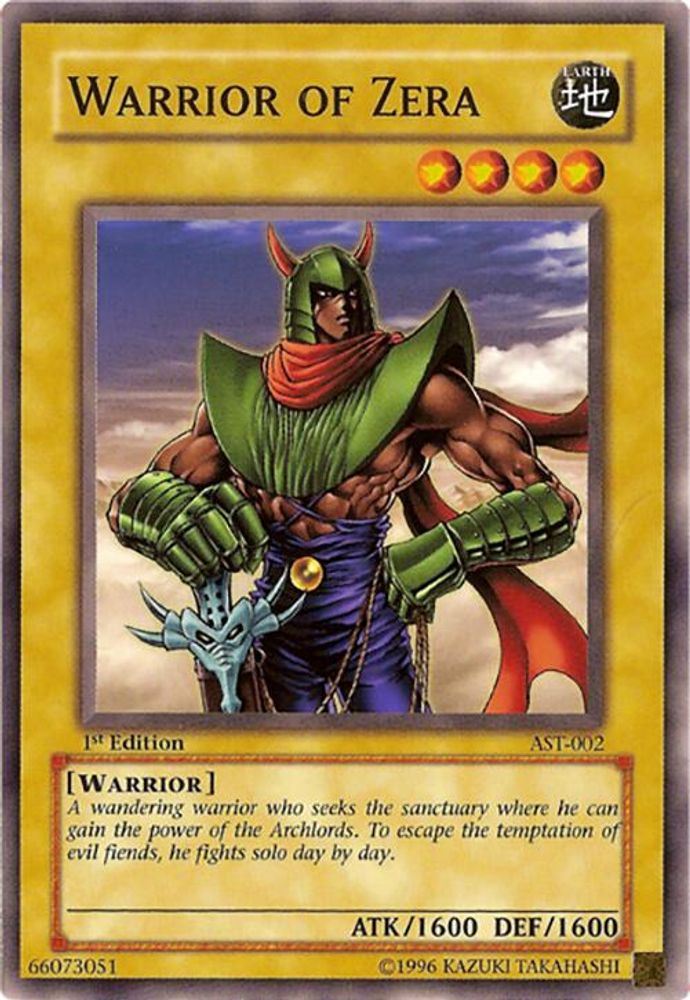 Warrior of Zera (AST-002) - Common