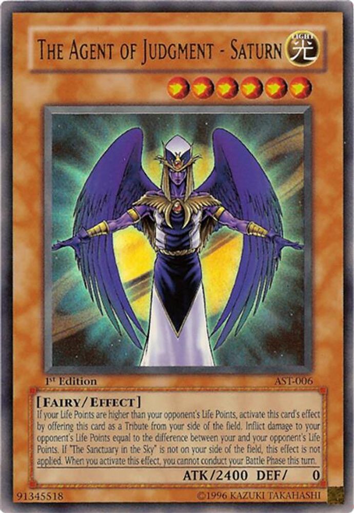 The Agent of Judgment - Saturn (AST-006) - Ultra Rare