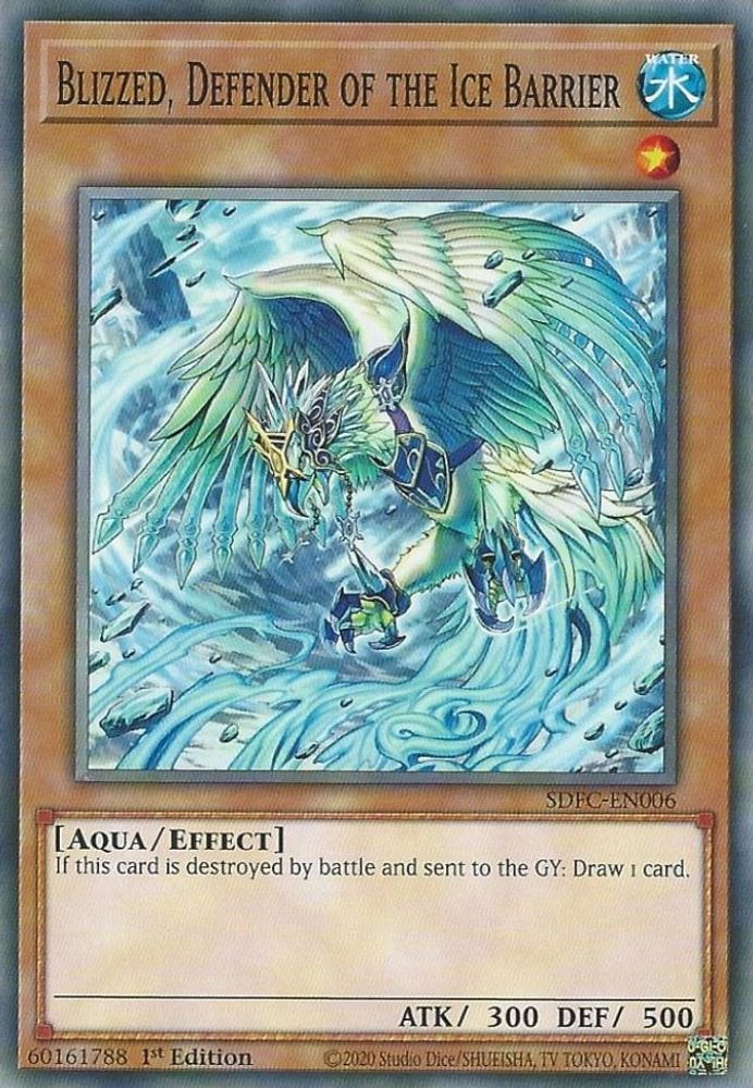 Blizzed, Defender of the Ice Barrier (SDFC-EN006) - Common