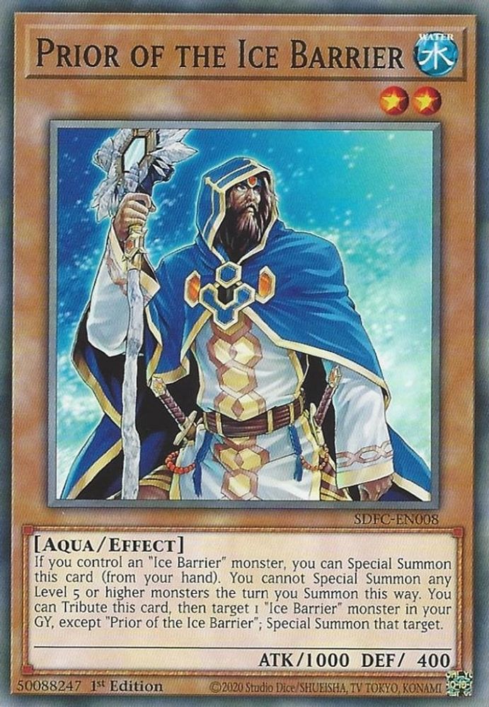 Prior of the Ice Barrier (SDFC-EN008) - Common