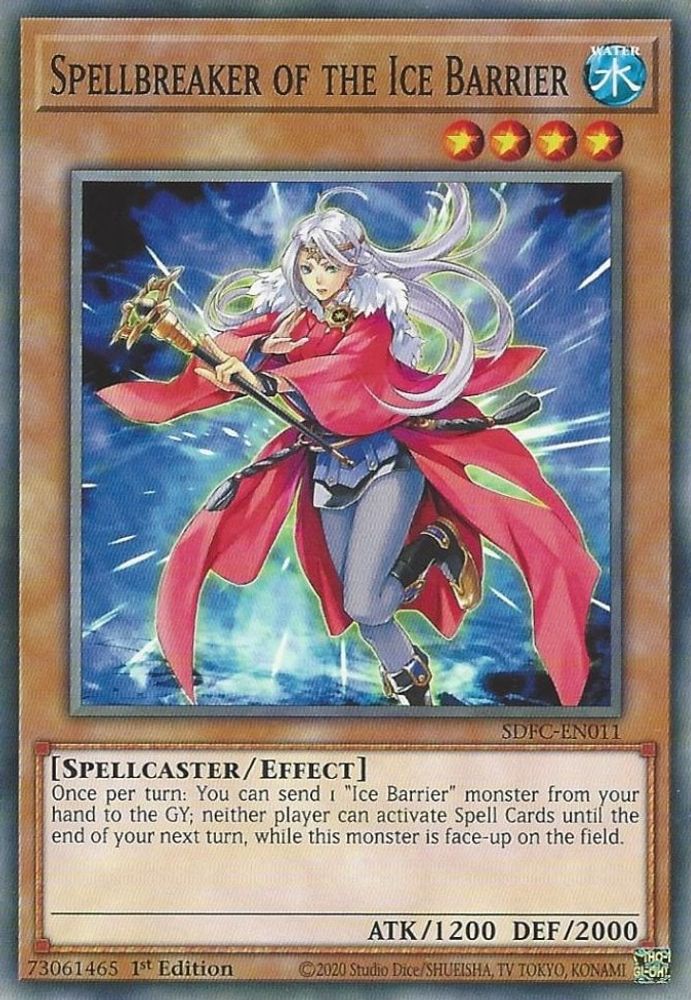 Spellbreaker of the Ice Barrier (SDFC-EN011) - Common