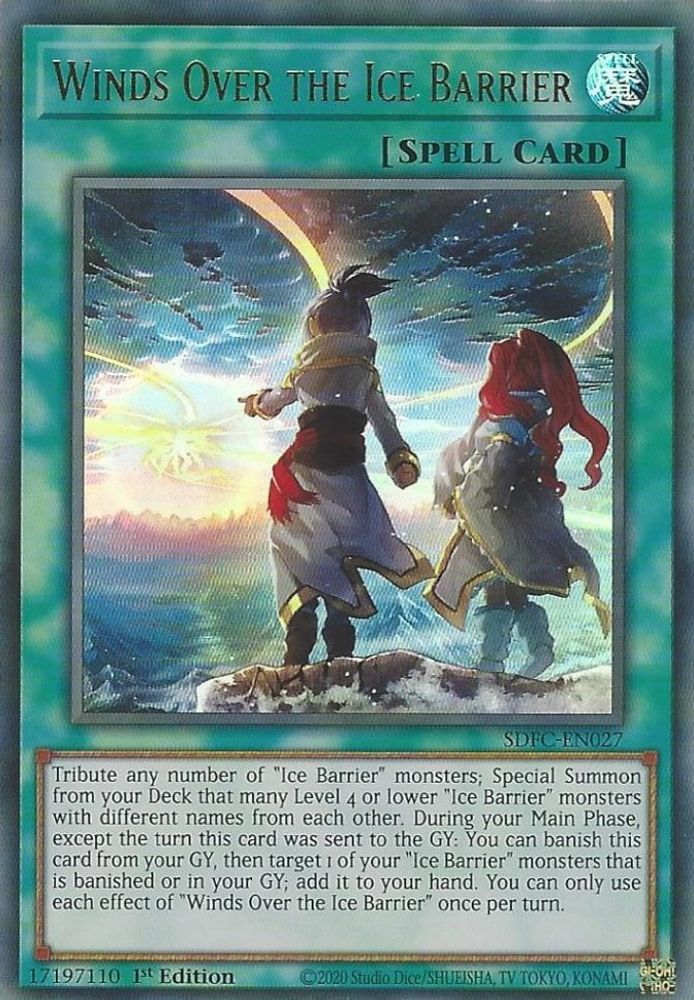 Winds Over the Ice Barrier (SDFC-EN027) - Ultra Rare