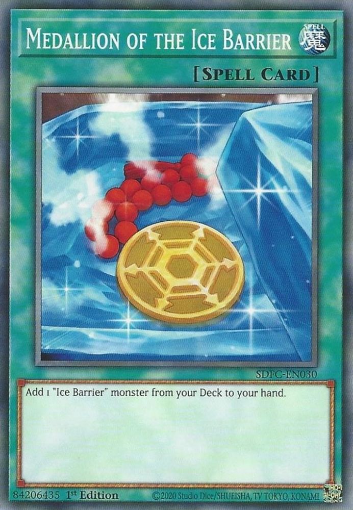 Medallion of the Ice Barrier (SDFC-EN030) - Common