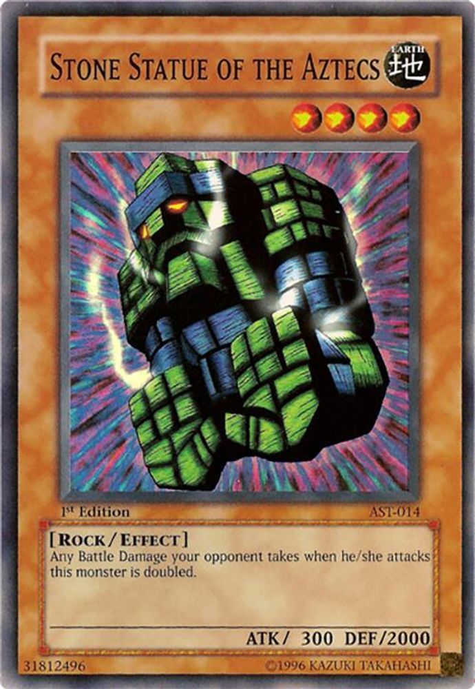 Stone Statue of the Aztecs (AST-014) - Super Rare