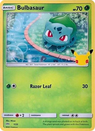 Bulbasaur 001/25  - Promo
