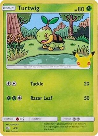 Turtwig 004/25  - Promo