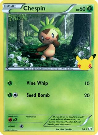 Chespin 006/25  - Promo