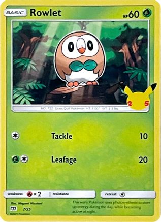 Rowlet 007/25  - Promo