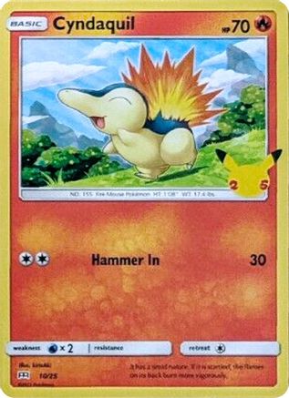Cyndaquil 010/25  - Promo