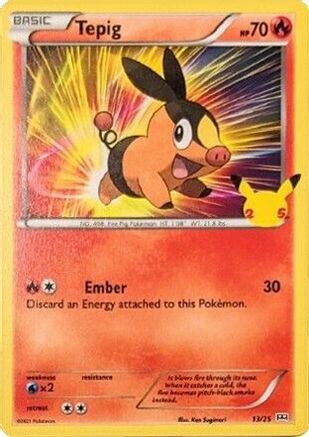 Tepig 013/25  - Promo