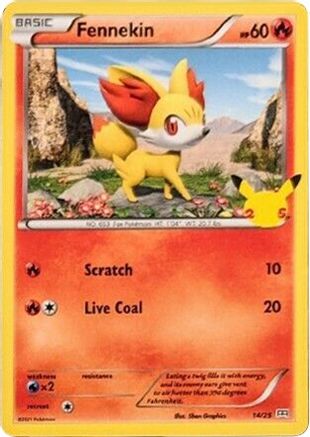 Fennekin 014/25  - Promo