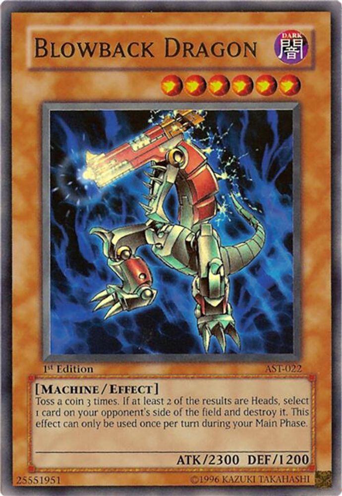 Blowback Dragon (AST-022) - Ultra Rare