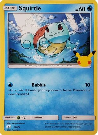 Squirtle 017/25  - Promo