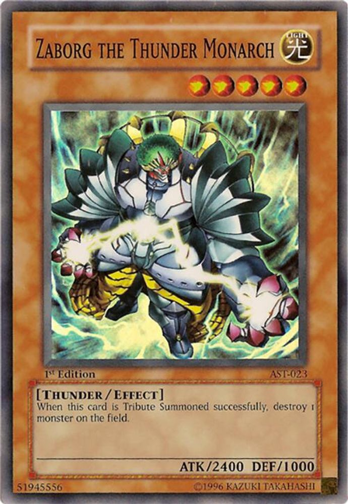 Zaborg the Thunder Monarch (AST-023) - Super Rare
