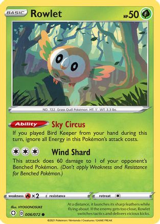 Rowlet 006  - Common