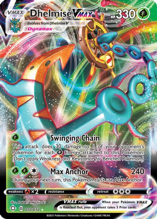 Dhelmise VMAX 010  - Holofoil - Ultra Rare