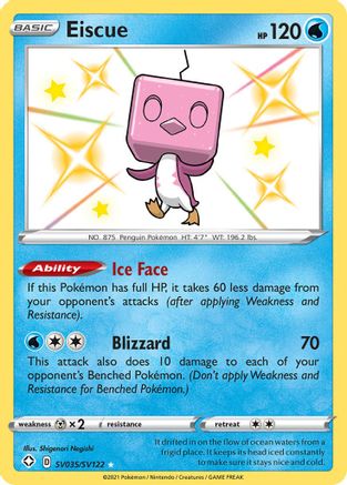 Eiscue SV035  - Holofoil - Shiny Holo Rare