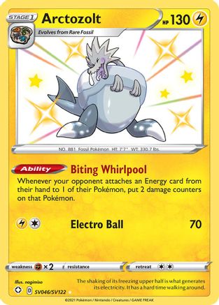 Arctozolt SV046  - Holofoil - Shiny Holo Rare